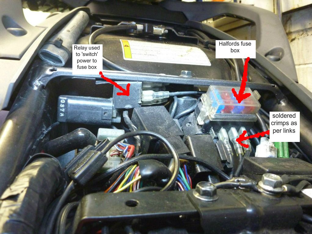Motorcycle power distribution block?